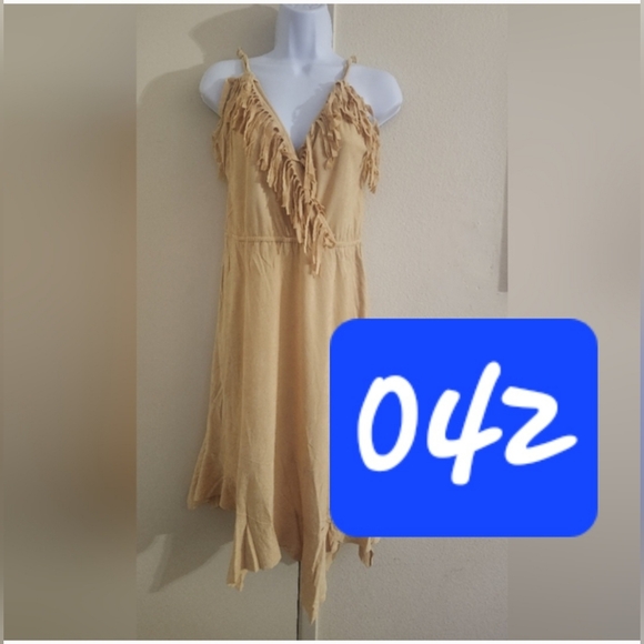 1970’s vintage boho Pocahontas fringe dress women’s size small/medium - Picture 14 of 14